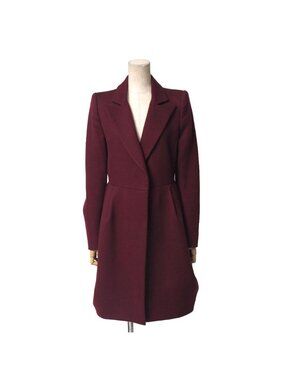 Prada Coat 38 Tucked Chesterfield Wool Long